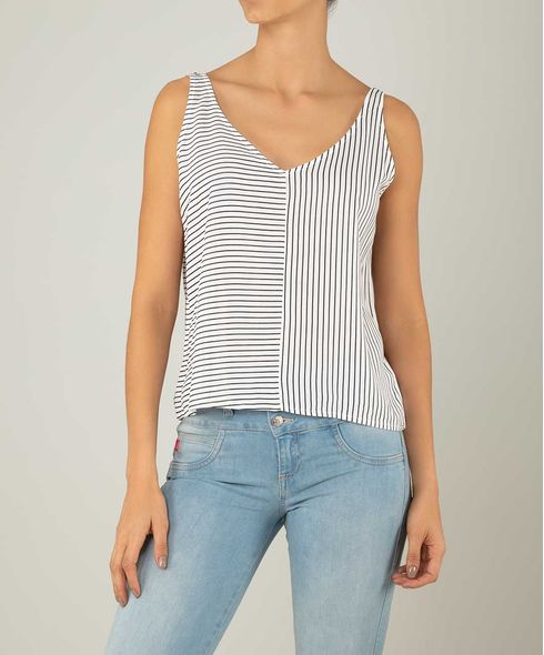 blusa tiras