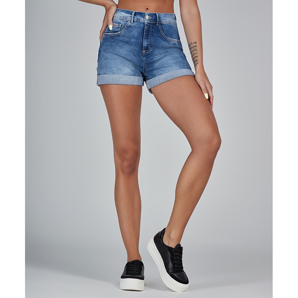 Short tiro alto en denim - stopjeans