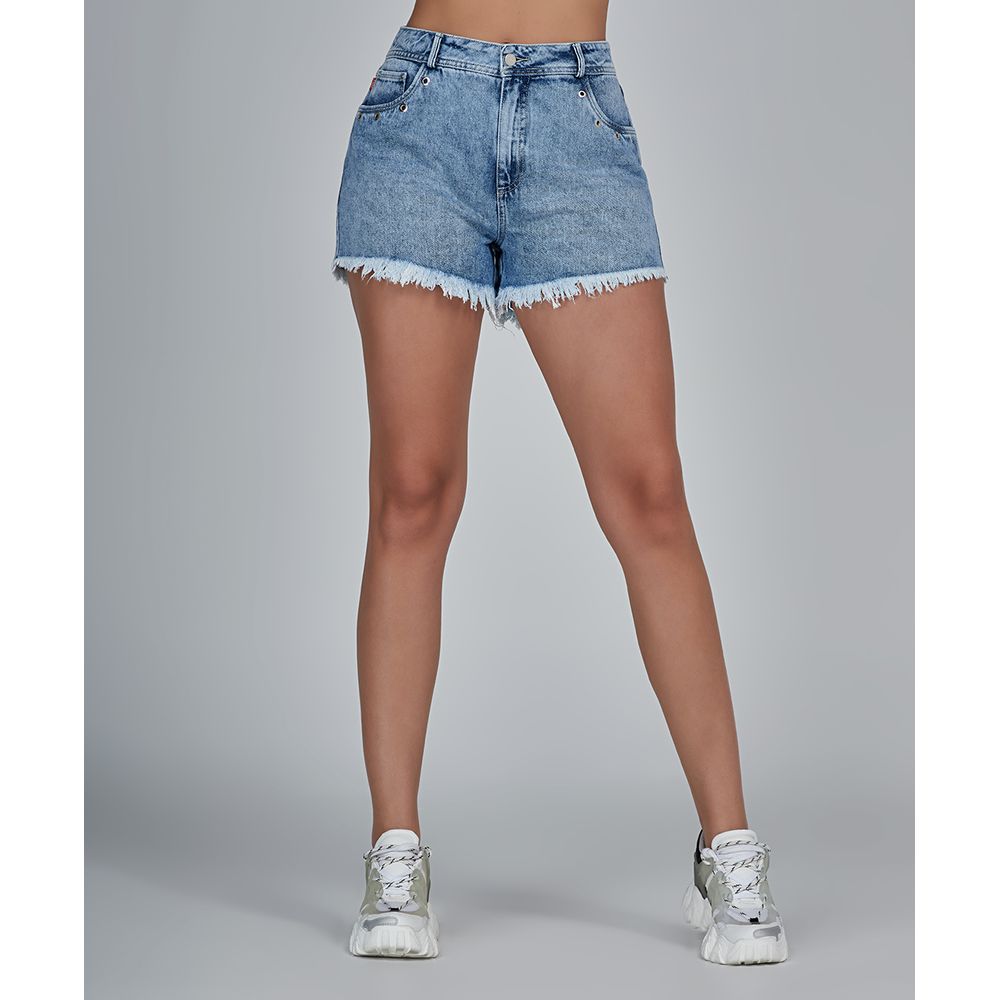 Short tiro alto en Denim - stopjeans