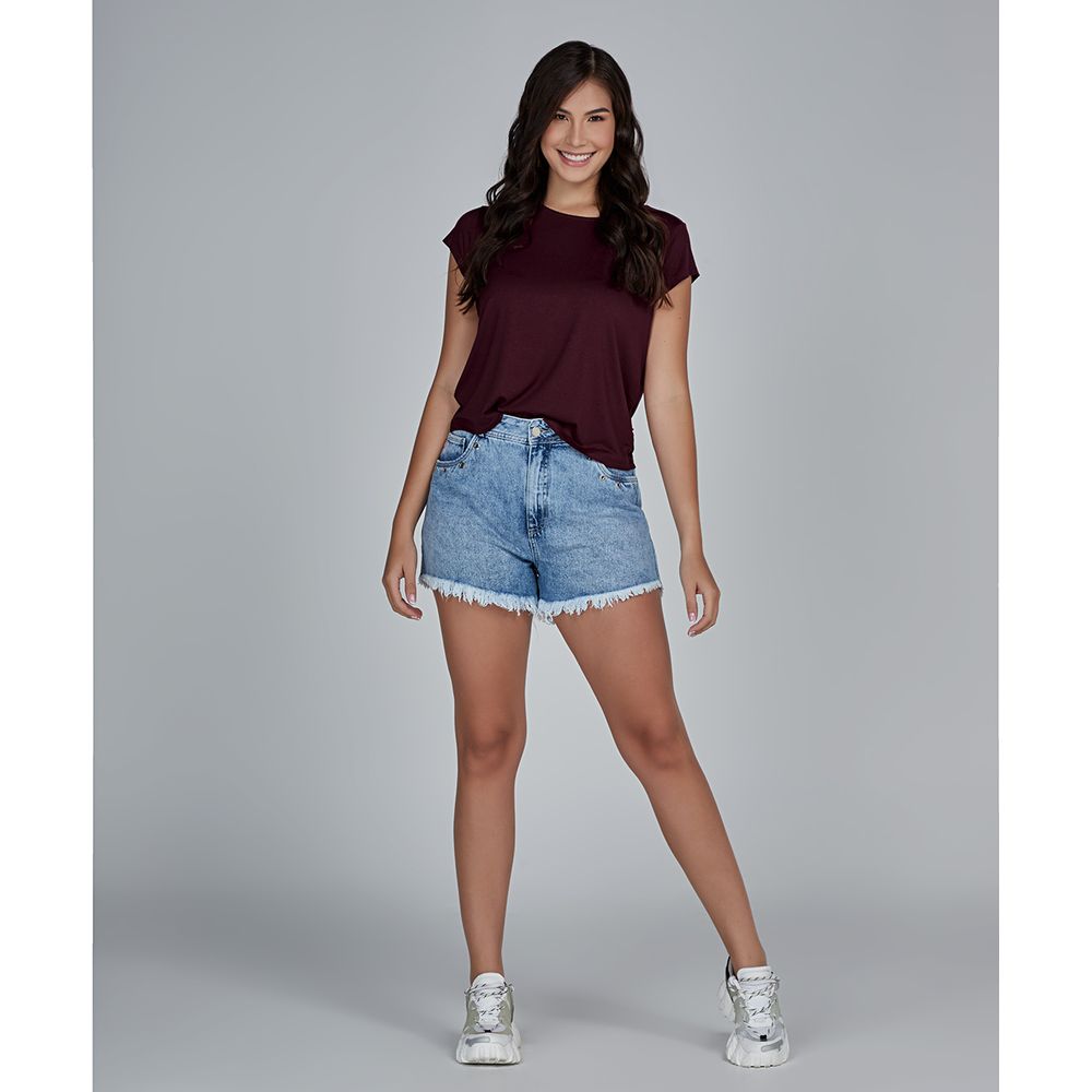 Short tiro alto en Denim - stopjeans