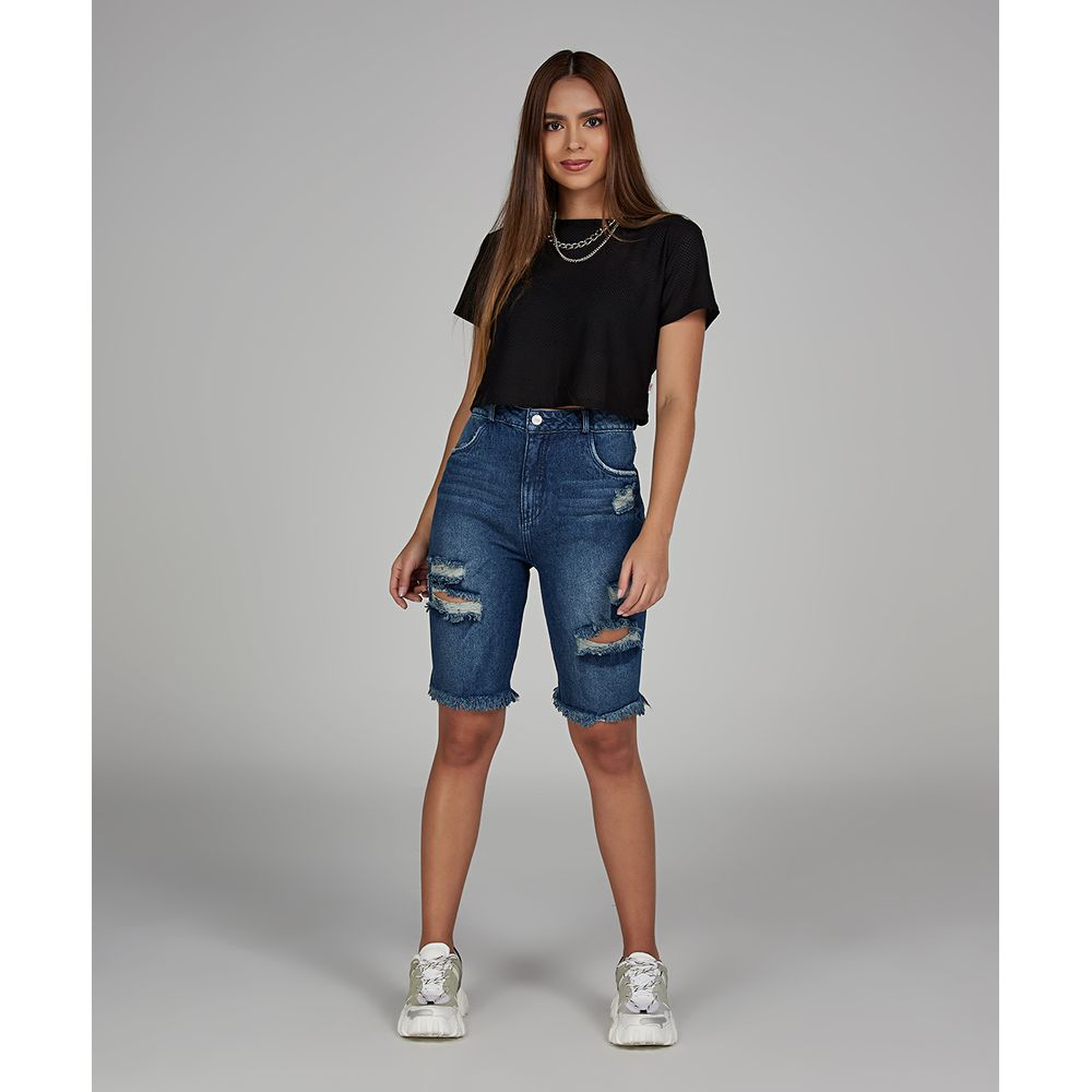 Bermuda tiro alto - stopjeans