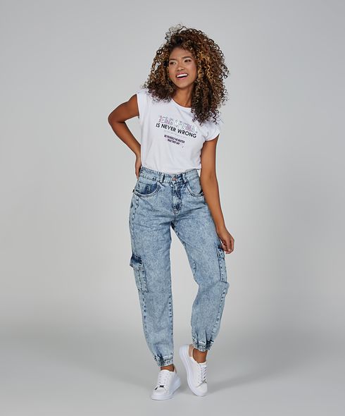 Joggers de tiro alto - H\u0026M CL