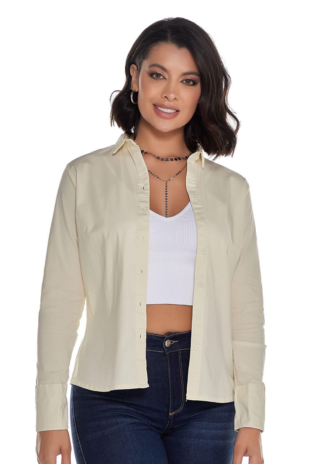 Blusa manga larga