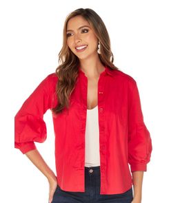 Blusa manga larga bombacha