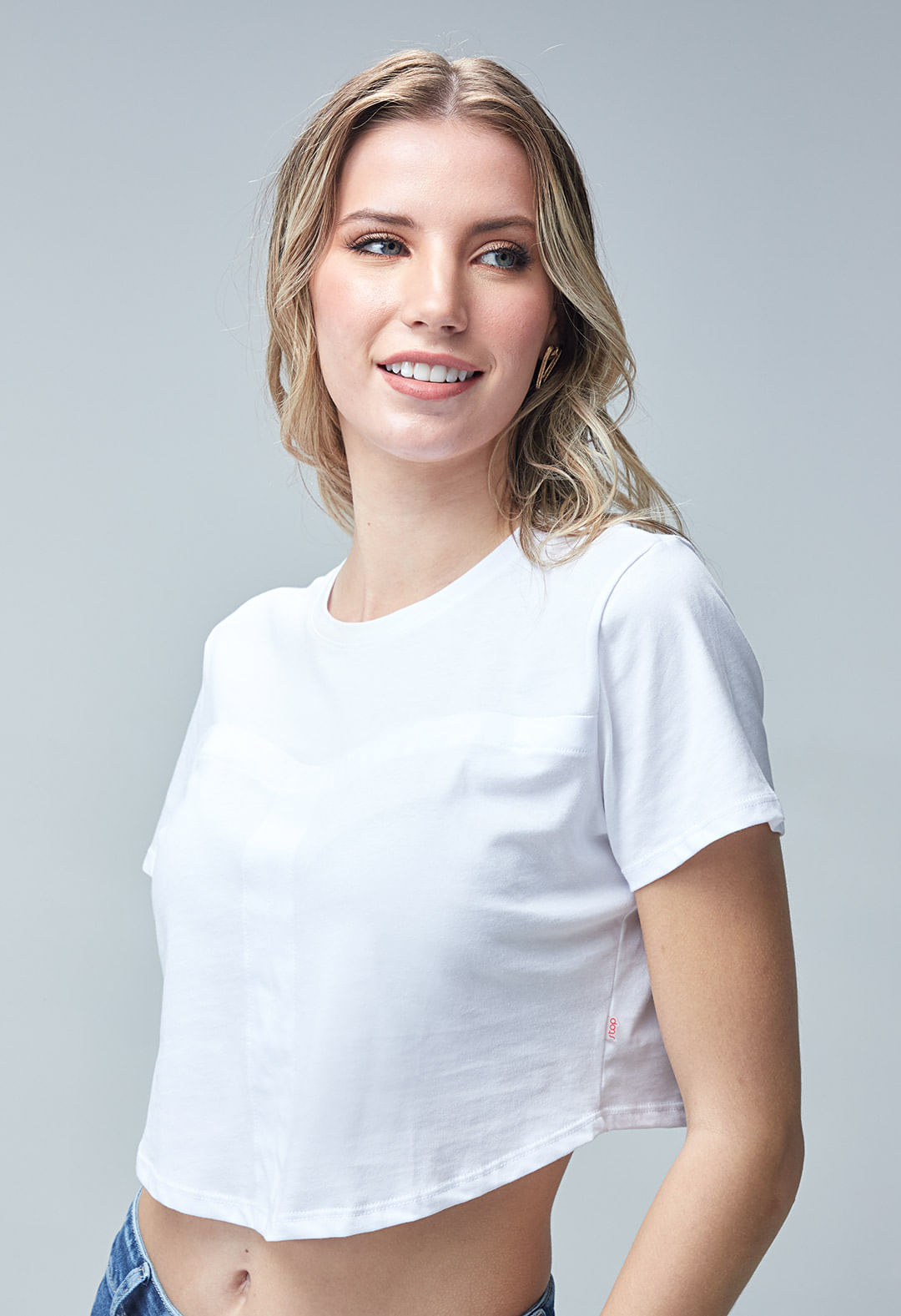 Camiseta manga corta escote redondo