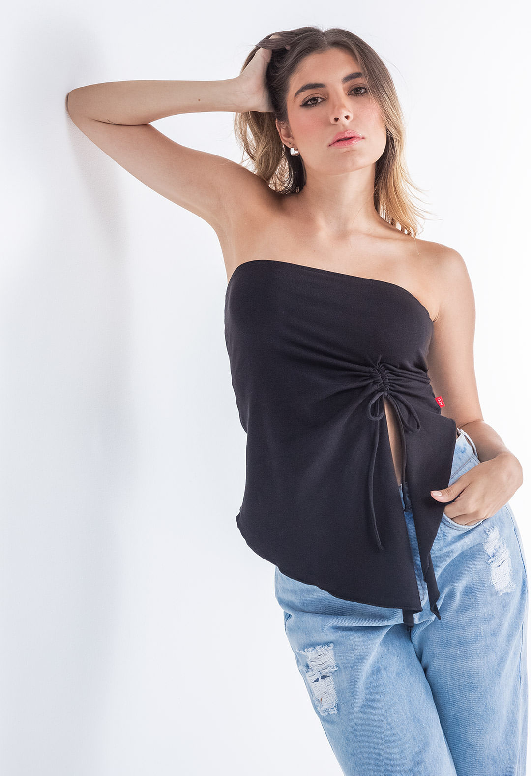 Blusas fashion strapless