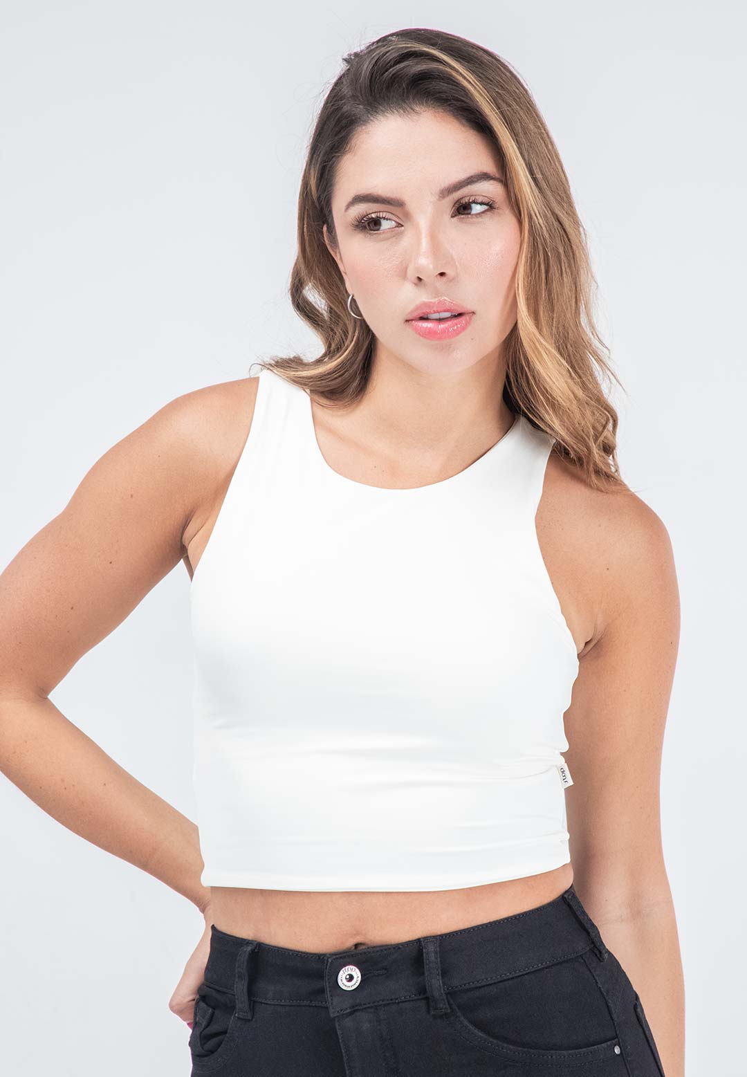 Camiseta manga sisa para mujer