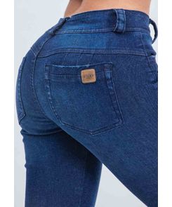 Jean Reductor tiro medio tobillero para mujer