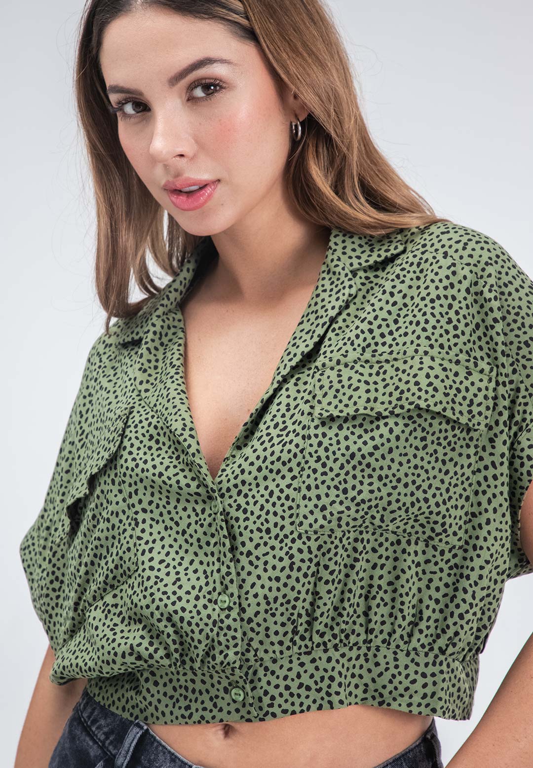 Blusas verdes de moda online