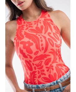 Camiseta manga sisa full print estampada