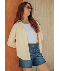 Blusa manga larga a rayas