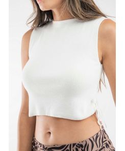 Camiseta manga sisa con jareta en costado