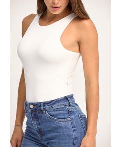 Body manga sisa marfil para mujer