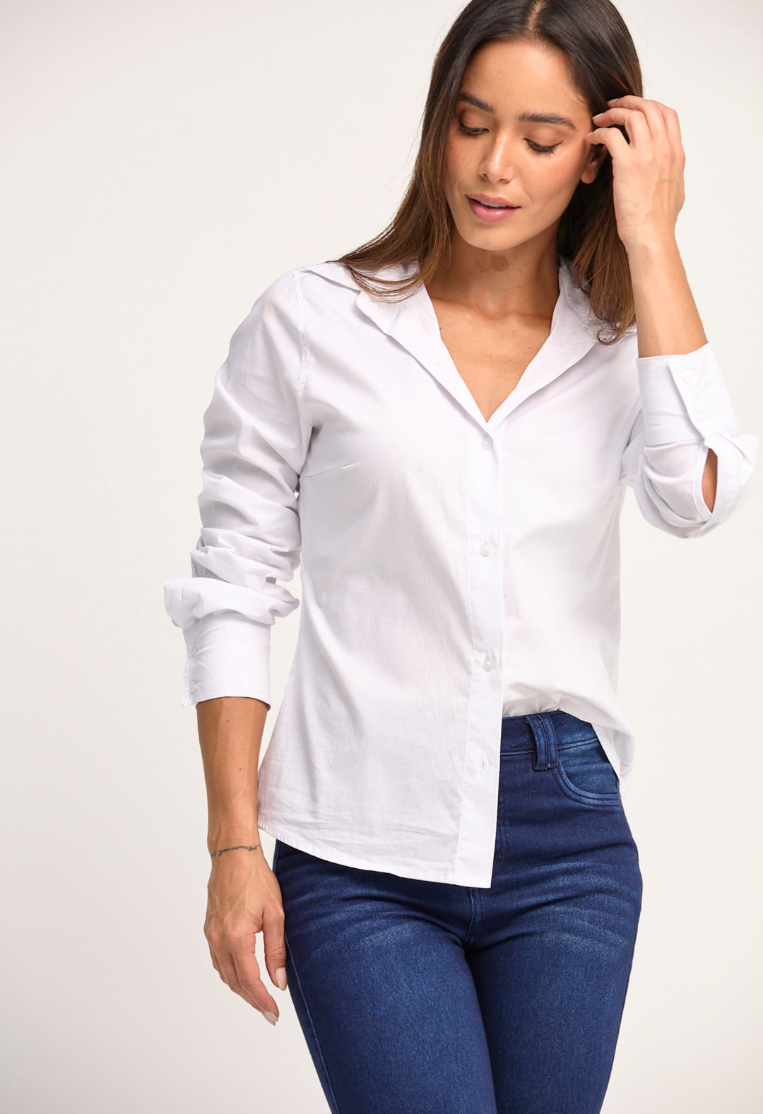 Camisas blancas de vestir para mujer on sale