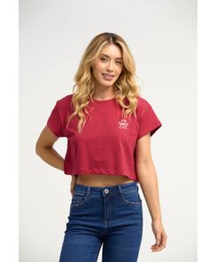 Camiseta vino estampada para mujeres