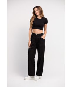 Pantalón tiro alto bota recta