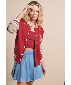 Falda tiro alto de tablas en denim