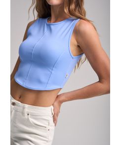 Camiseta azul hortensia fondo entero para mujeres
