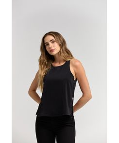 Blusa manga sisa con abertura en espalda