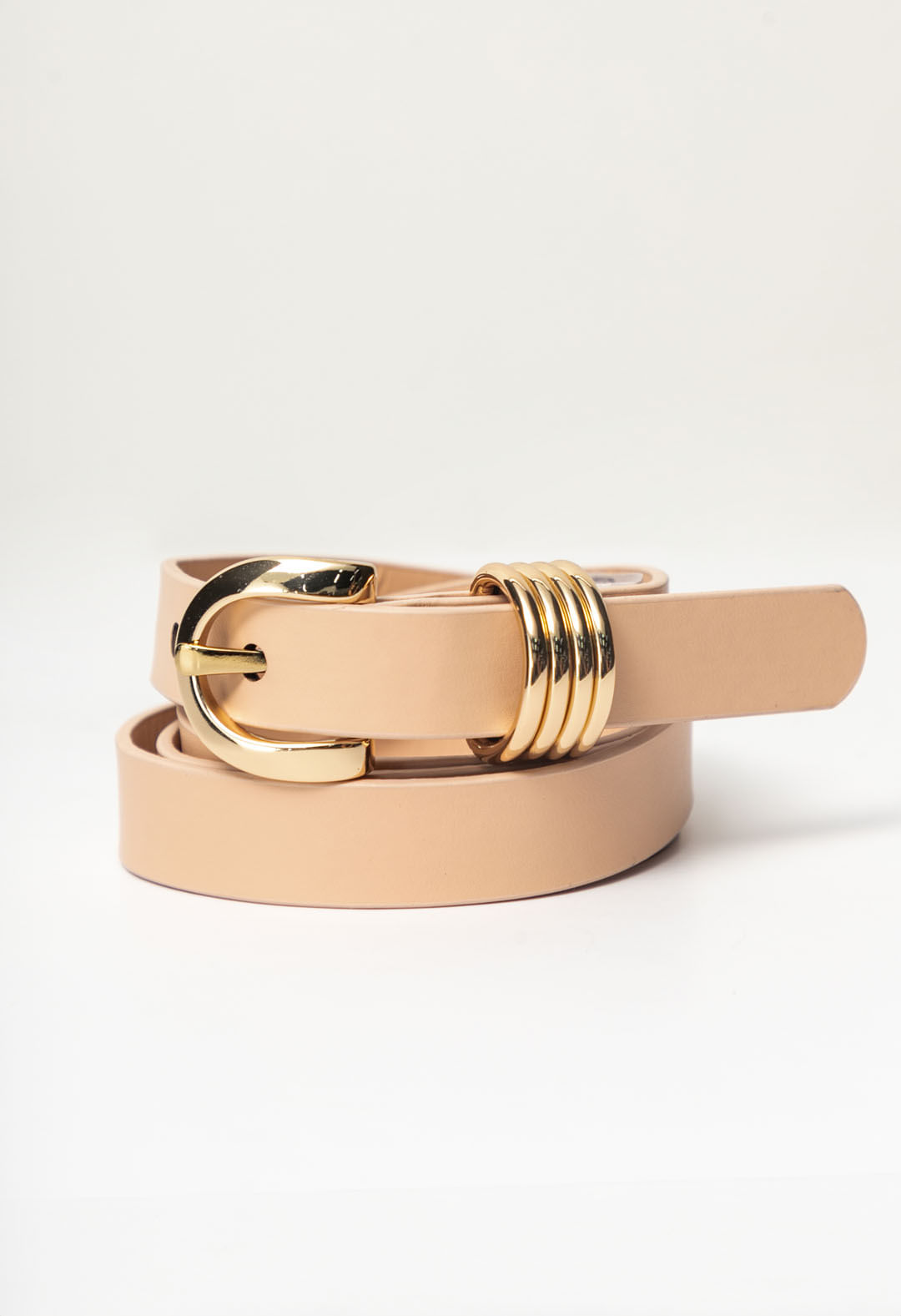 Correa beige con pasadores para mujeres