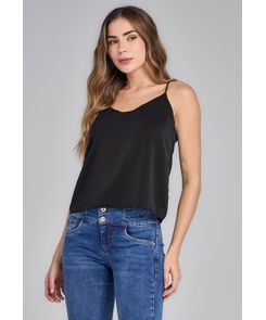 Blusa tiras basico escote en v