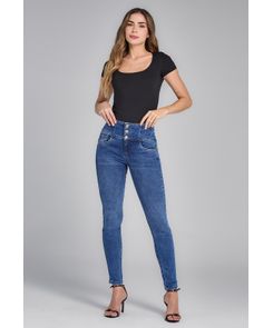 Jean lipojean medio tiro alto para mujeres