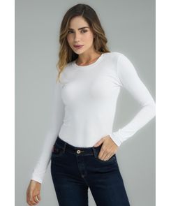 Camiseta blanca básica para mujeres